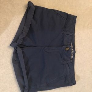 American eagle super stretch blue shorts